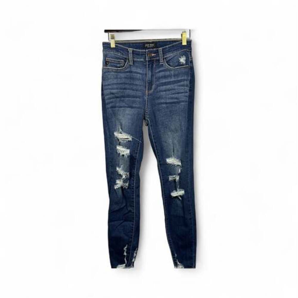 Judy Blue Raw Hem Skinny Jeans Size 7/28